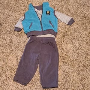 Infant boys 6mo Carter's 3 piece set